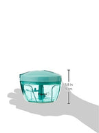 olypropylene Mini Handy and Compact Chopper with 3 Blades for Effortlessly Chopping Vegetables