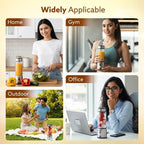 Portable USB Rechargeable Mini Juicer Blender,Electric Juicer Bottle For Smoothies and Juices, Mixer Juicer that Crushes Ice