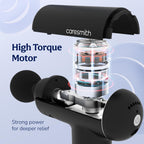 Massager Gun For Full Body Massager [4 Headsl] 6 Speed Mode Massager for Full Body Pain Relief, Muscle Relaxation of Neck, Shoulder, Back, Foot for Men & Women, Black.  (8)8 total reviews
