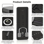 | AB Core Trainer with Timer | Foldable Pilates Bodyboard with Resistance Rope, Automatic Rebound, and Elbow Support | Home Workout