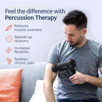 Massager Gun For Full Body Massager [4 Headsl] 6 Speed Mode Massager for Full Body Pain Relief, Muscle Relaxation of Neck, Shoulder, Back, Foot for Men & Women, Black.  (8)8 total reviews